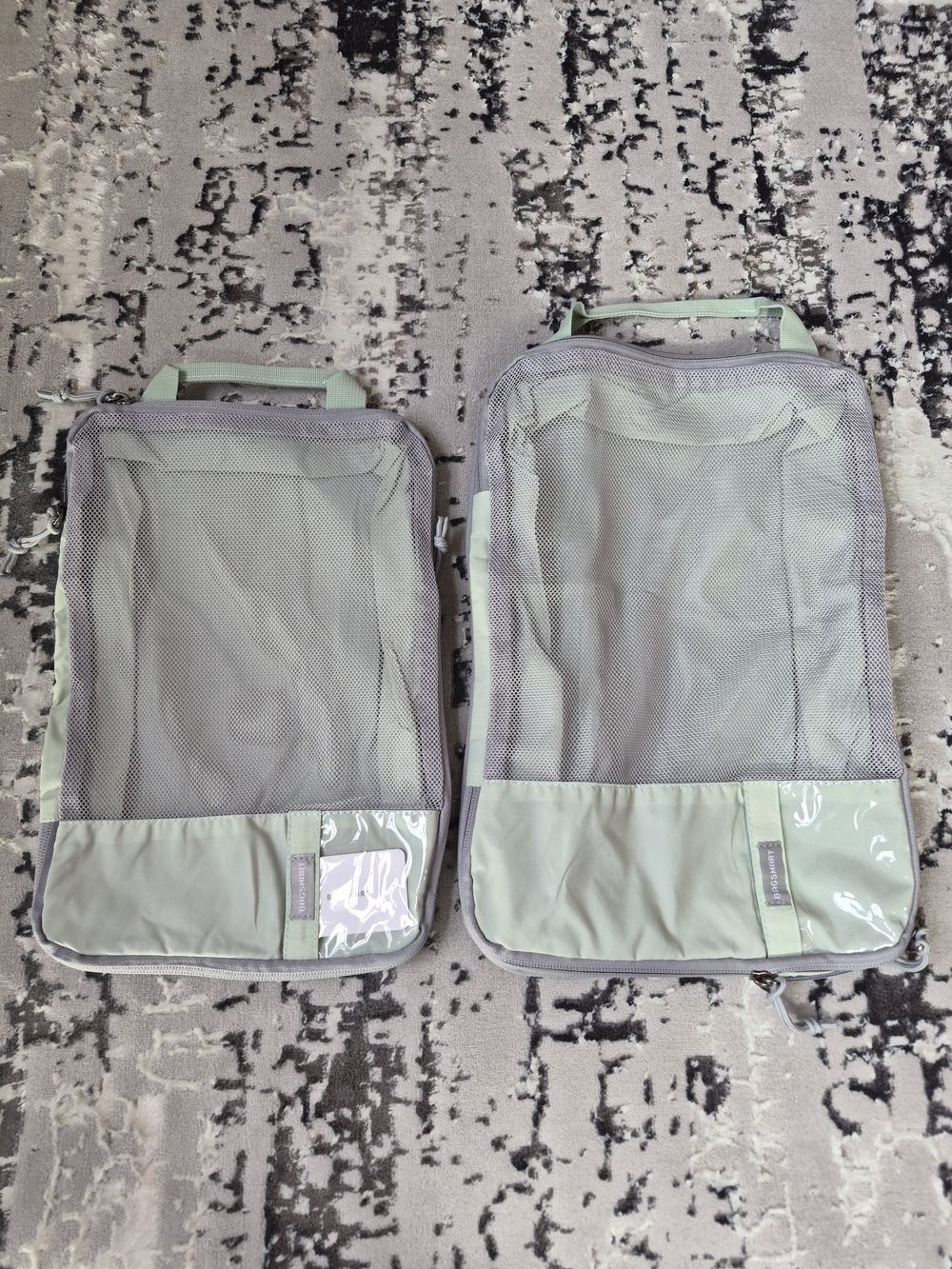 BAGSMART Compression Packing Cubes for Travel Luggage, 2 Pcs Expandable Packing